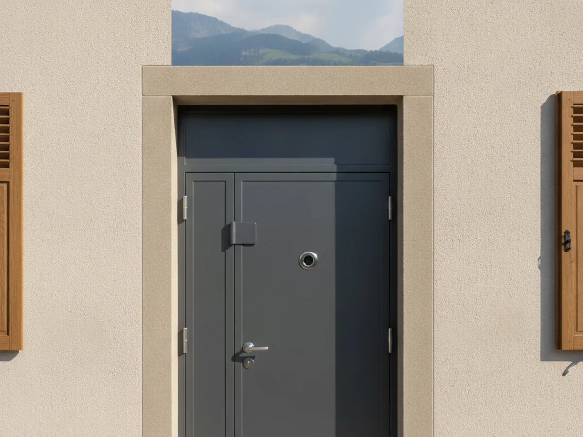 Pose de porte blindée